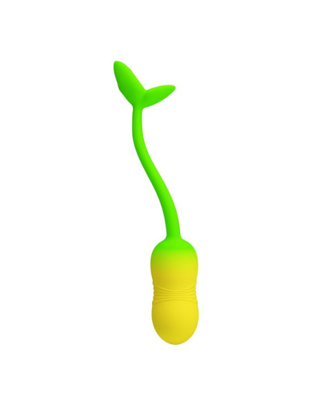 PRETTY LOVE PULSEN APP CONTROL VIBRATING EGG 12 FUNCTIONS USB RECHARGEABLE GREEN YELLOW