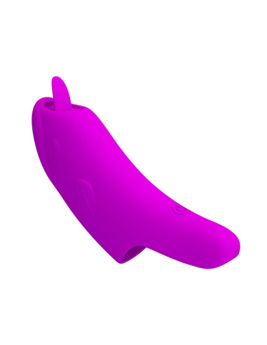 PRETTY LOVE PETERSON HONEY FINGER RECHARGEABLE FINGER VIBRATOR PURPLE
