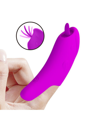 PRETTY LOVE PETERSON HONEY FINGER RECHARGEABLE FINGER VIBRATOR PURPLE