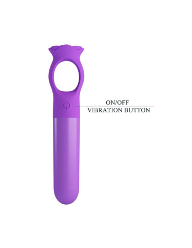 PRETTY LOVE GIANA RECHARGEABLE MINI VIBRATOR MASSAGER PURPLE