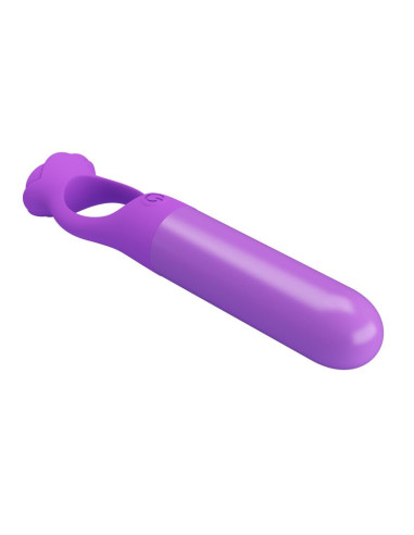 PRETTY LOVE GIANA RECHARGEABLE MINI VIBRATOR MASSAGER PURPLE