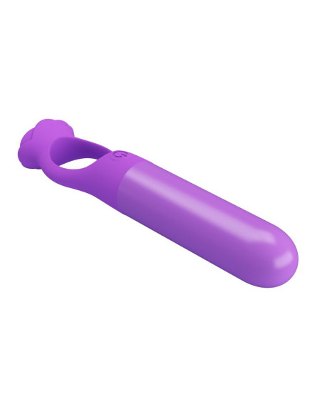 PRETTY LOVE GIANA RECHARGEABLE MINI VIBRATOR MASSAGER PURPLE