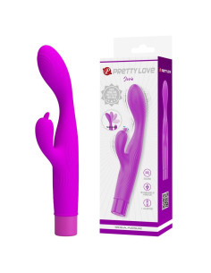PRETTY LOVE JENE DUAL STIMULATION G SPOT AND CLITORAL VIBRATOR PURPLE