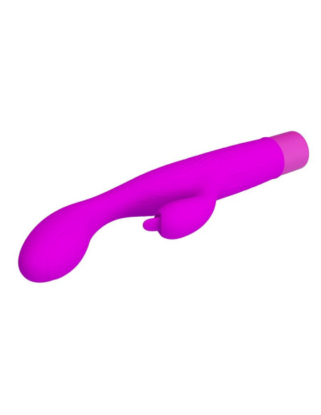 PRETTY LOVE JENE DUAL STIMULATION G SPOT AND CLITORAL VIBRATOR PURPLE