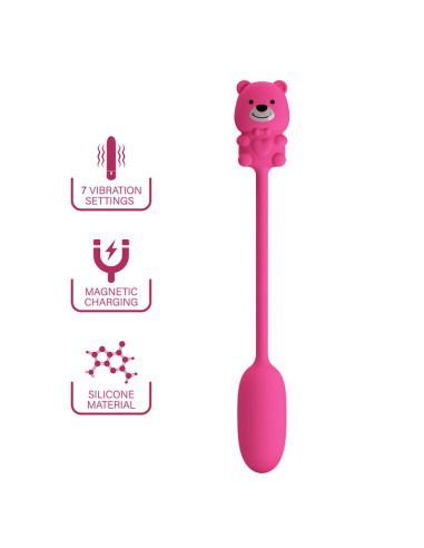 PRETTY LOVE OLSON RECHARGEABLE BULLET VIBRATOR WITH WIRED CONTROLLER PINK