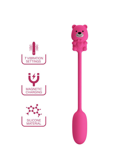 PRETTY LOVE OLSON RECHARGEABLE BULLET VIBRATOR WITH WIRED CONTROLLER PINK