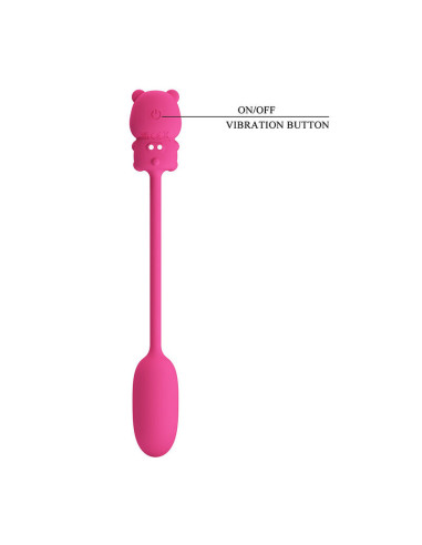 PRETTY LOVE OLSON RECHARGEABLE BULLET VIBRATOR WITH WIRED CONTROLLER PINK