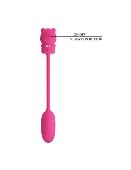 PRETTY LOVE OLSON RECHARGEABLE BULLET VIBRATOR WITH WIRED CONTROLLER PINK