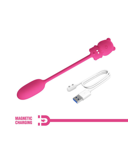 PRETTY LOVE OLSON RECHARGEABLE BULLET VIBRATOR WITH WIRED CONTROLLER PINK