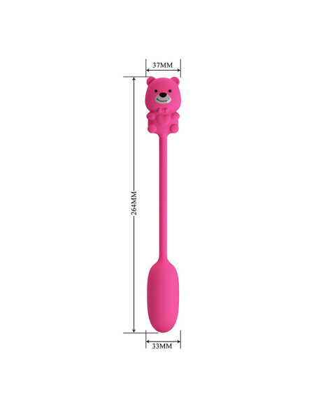 PRETTY LOVE OLSON RECHARGEABLE BULLET VIBRATOR WITH WIRED CONTROLLER PINK