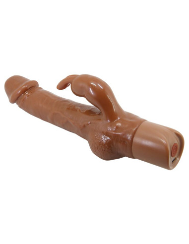 PRETTY LOVE ELLISON REALISTIC RABBIT VIBRATOR 226 CM O 42 CM BROWN