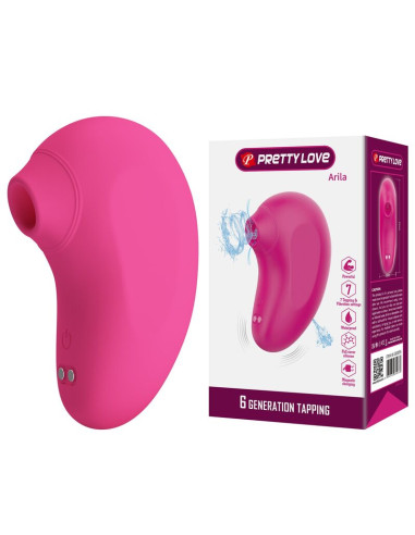 PRETTY LOVE ARILA RECHARGEABLE CLITORAL SUCTION STIMULATOR WITH VIBRATION PINK