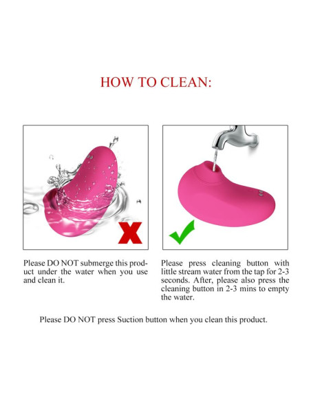 PRETTY LOVE ARILA RECHARGEABLE CLITORAL SUCTION STIMULATOR WITH VIBRATION PINK