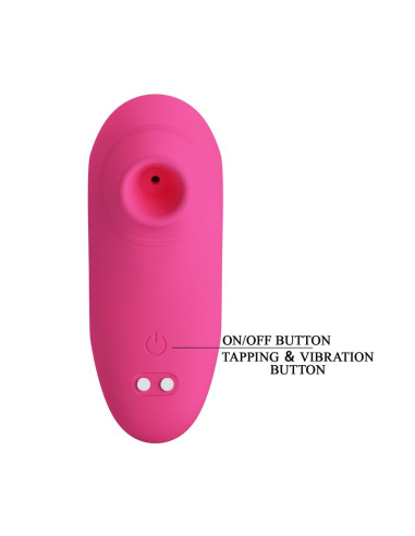 PRETTY LOVE ARILA RECHARGEABLE CLITORAL SUCTION STIMULATOR WITH VIBRATION PINK