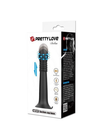 PRETTY LOVE STELLA USB RECHARGEABLE ROTATING AND THRUSTING MASSAGER