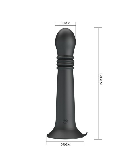 PRETTY LOVE STELLA USB RECHARGEABLE ROTATING AND THRUSTING MASSAGER