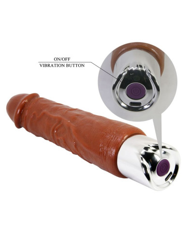 PRETTY LOVE PRO REALISTIC VIBRATOR 235 CM O 48 CM BROWN