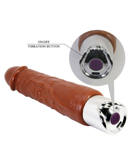 PRETTY LOVE PRO REALISTIC VIBRATOR 235 CM O 48 CM BROWN