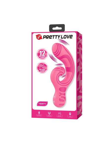 PRETTY LOVE VERITY USB RECHARGEABLE DOUBLE ENDED MASSAGER