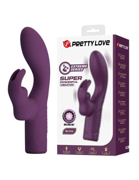PRETTY LOVE OLIVIA RECHARGEABLE RABBIT VIBRATOR 10 FUNCTIONS