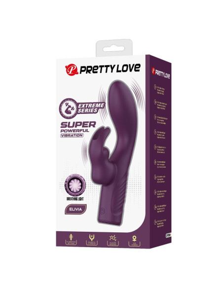 PRETTY LOVE OLIVIA RECHARGEABLE RABBIT VIBRATOR 10 FUNCTIONS