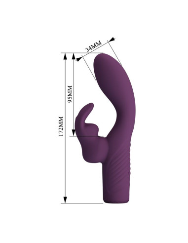 PRETTY LOVE OLIVIA RECHARGEABLE RABBIT VIBRATOR 10 FUNCTIONS