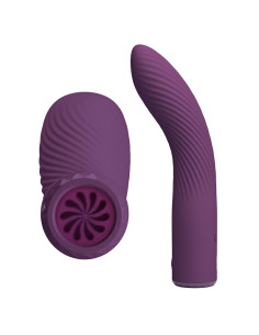 PRETTY LOVE KISSELL RECHARGEABLE VIBRATOR 10 FUNCTIONS PURPLE