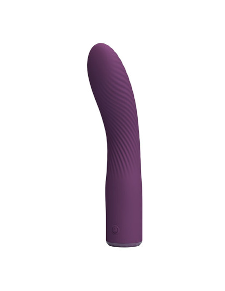 PRETTY LOVE KISSELL RECHARGEABLE VIBRATOR 10 FUNCTIONS PURPLE