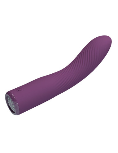 PRETTY LOVE KISSELL RECHARGEABLE VIBRATOR 10 FUNCTIONS PURPLE