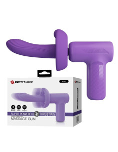 PRETTY LOVE VITO THRUSTING MASSAGE GUN 5 MODES PURPLE