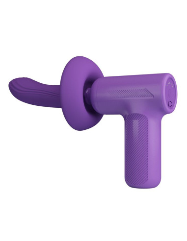 PRETTY LOVE VITO THRUSTING MASSAGE GUN 5 MODES PURPLE