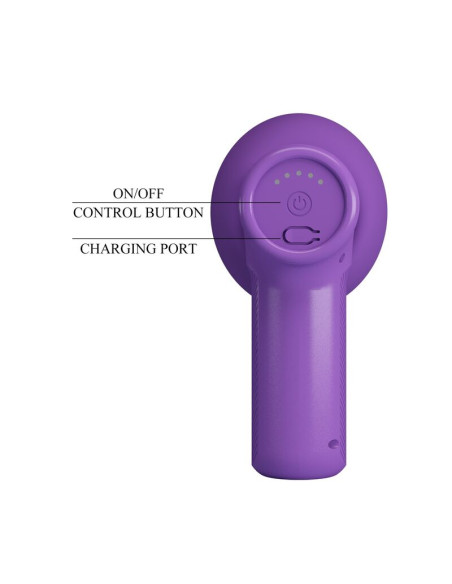 PRETTY LOVE VITO THRUSTING MASSAGE GUN 5 MODES PURPLE