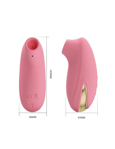 PRETTY LOVE OTIS CLITORAL SUCTION STIMULATOR 7 MODES PINK