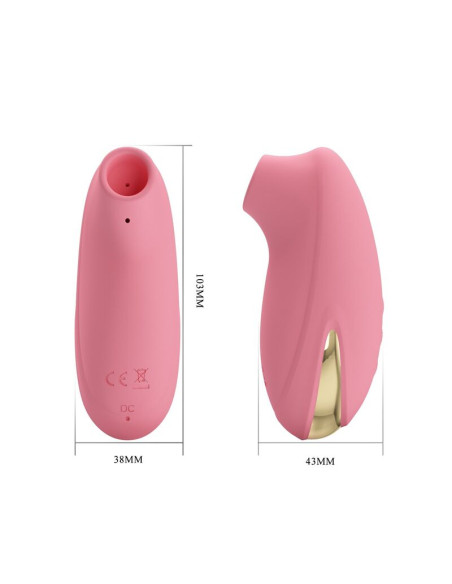 PRETTY LOVE OTIS CLITORAL SUCTION STIMULATOR 7 MODES PINK
