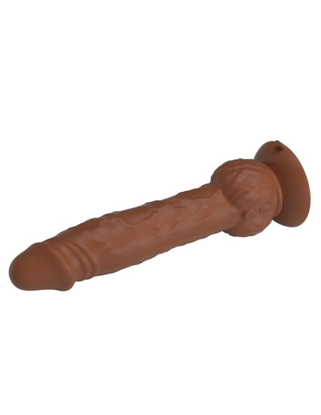 PRETTY LOVE EREN THRUSTING VIBRATING DILDO 205 CM O 45 CM BROWN