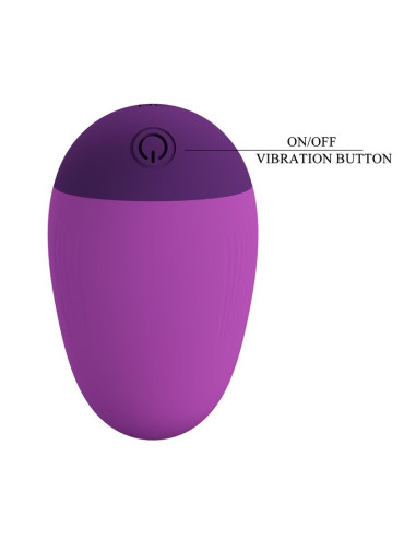 PRETTY LOVE RECHARGEABLE CLITORAL STIMULATOR 7 MODES PURPLE