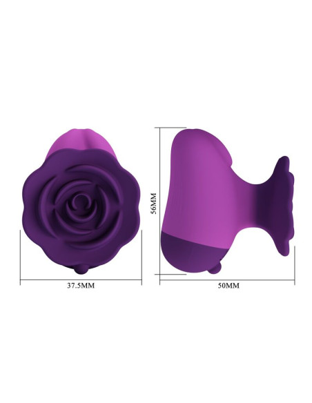 PRETTY LOVE RECHARGEABLE CLITORAL STIMULATOR 7 MODES PURPLE