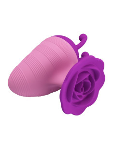 PRETTY LOVE LITTLE BEE RECHARGEABLE CLITORAL STIMULATOR 7 MODES PURPLE PINK