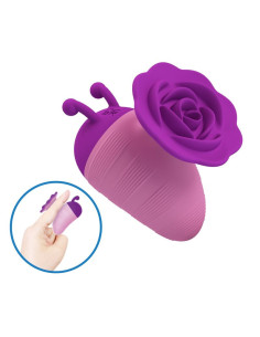 PRETTY LOVE LITTLE BEE RECHARGEABLE CLITORAL STIMULATOR 7 MODES PURPLE PINK 2