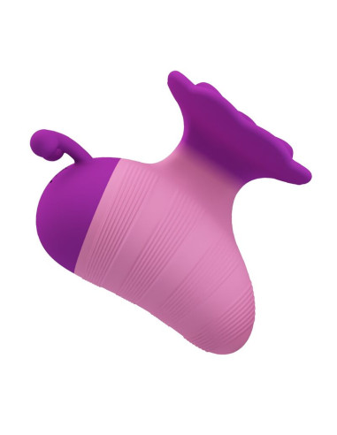 PRETTY LOVE LITTLE BEE RECHARGEABLE CLITORAL STIMULATOR 7 MODES PURPLE PINK