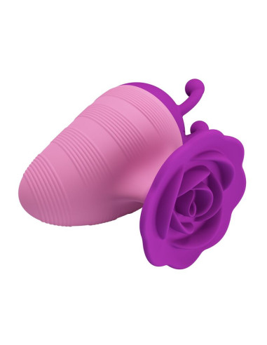 PRETTY LOVE LITTLE BEE RECHARGEABLE CLITORAL STIMULATOR 7 MODES PURPLE PINK