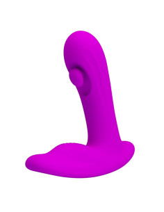 PRETTY LOVE BAUER RECHARGEABLE PROSTATE MASSAGER 12 MODES PURPLE 2