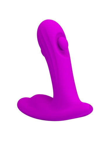 PRETTY LOVE BAUER RECHARGEABLE PROSTATE MASSAGER 12 MODES PURPLE