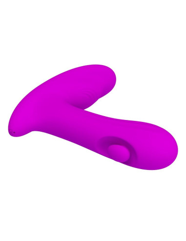 PRETTY LOVE BAUER RECHARGEABLE PROSTATE MASSAGER 12 MODES PURPLE