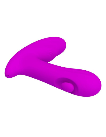 PRETTY LOVE BAUER RECHARGEABLE PROSTATE MASSAGER 12 MODES PURPLE