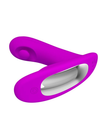 PRETTY LOVE BAUER RECHARGEABLE PROSTATE MASSAGER 12 MODES PURPLE