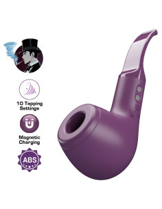 PRETTY LOVE PIPE STIMULATOR WITH 10 TAPPING SETTINGS PURPLE