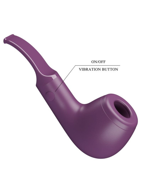 PRETTY LOVE PIPE STIMULATOR WITH 10 TAPPING SETTINGS PURPLE