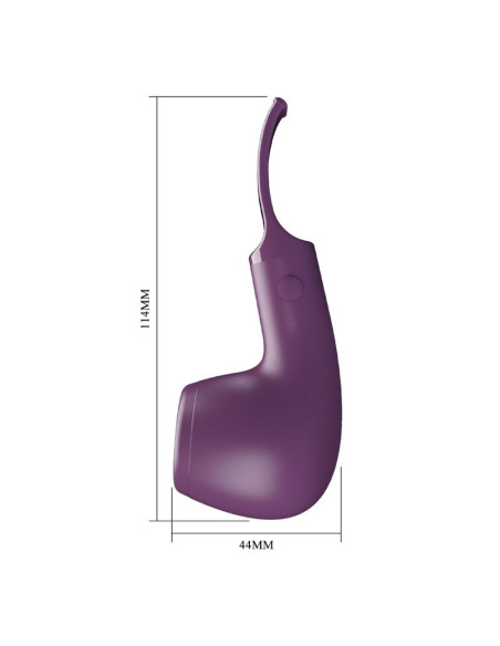 PRETTY LOVE PIPE STIMULATOR WITH 10 TAPPING SETTINGS PURPLE