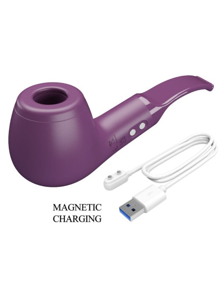 PRETTY LOVE PIPE STIMULATOR WITH 10 TAPPING SETTINGS PURPLE
